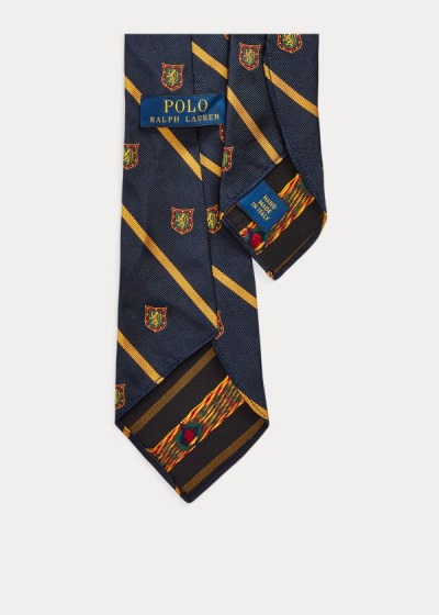 Laços Polo Ralph Lauren Striped Silk Club Homem 70352-ZVOF